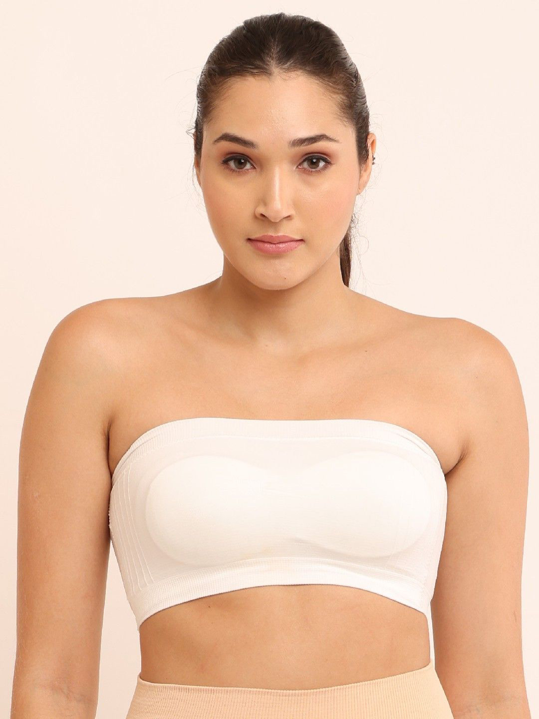Poftik Bandeau Bra Full Coverage Lightly Padded 1PC_S_950_WHITE_TUBE_BRA__DA4