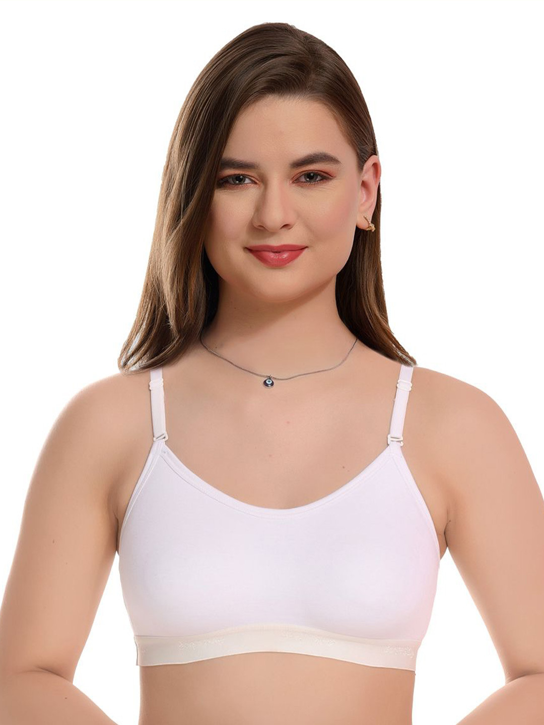 don't Shy Solid Non Padded Bra Full Coverage