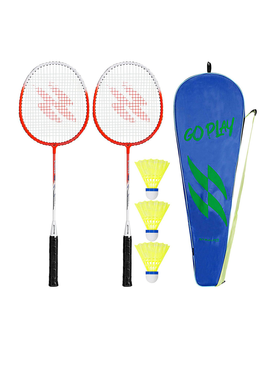 STRAUSS Set Of 2 Badminton Racquets Set