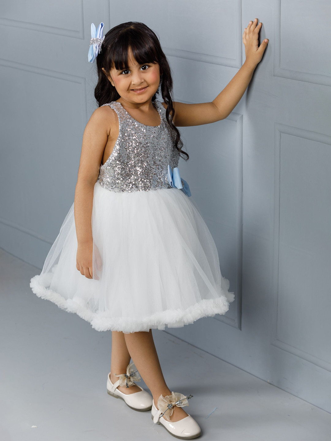 The Lush Affair Net A-Line Dress