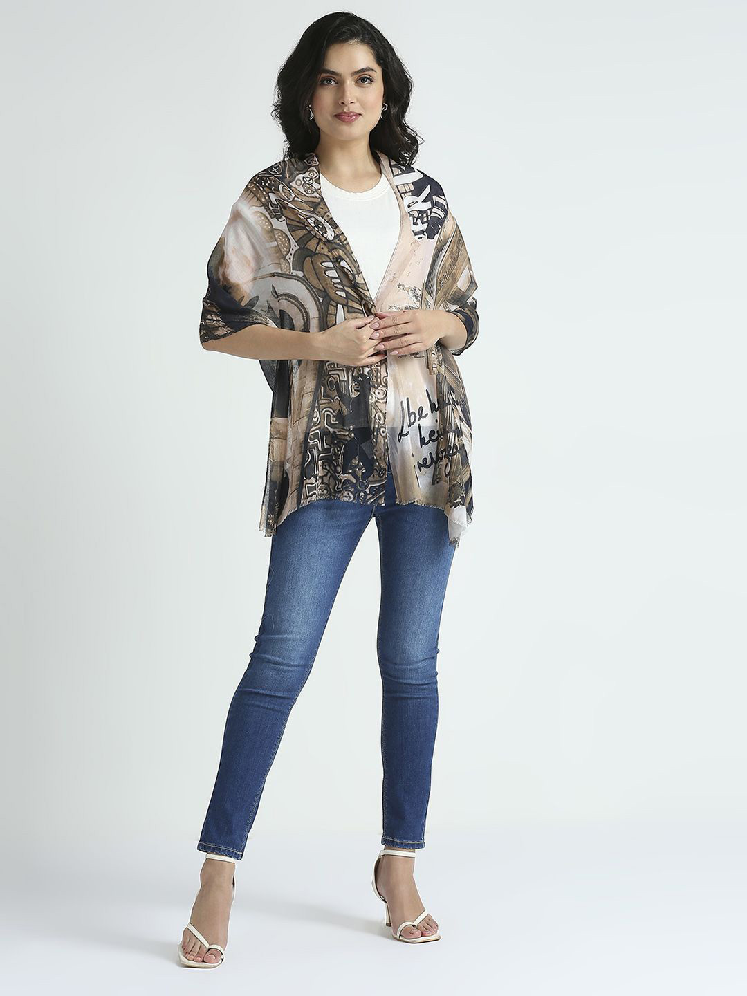 Cloth Haus India Women Ancient Printed Scarf