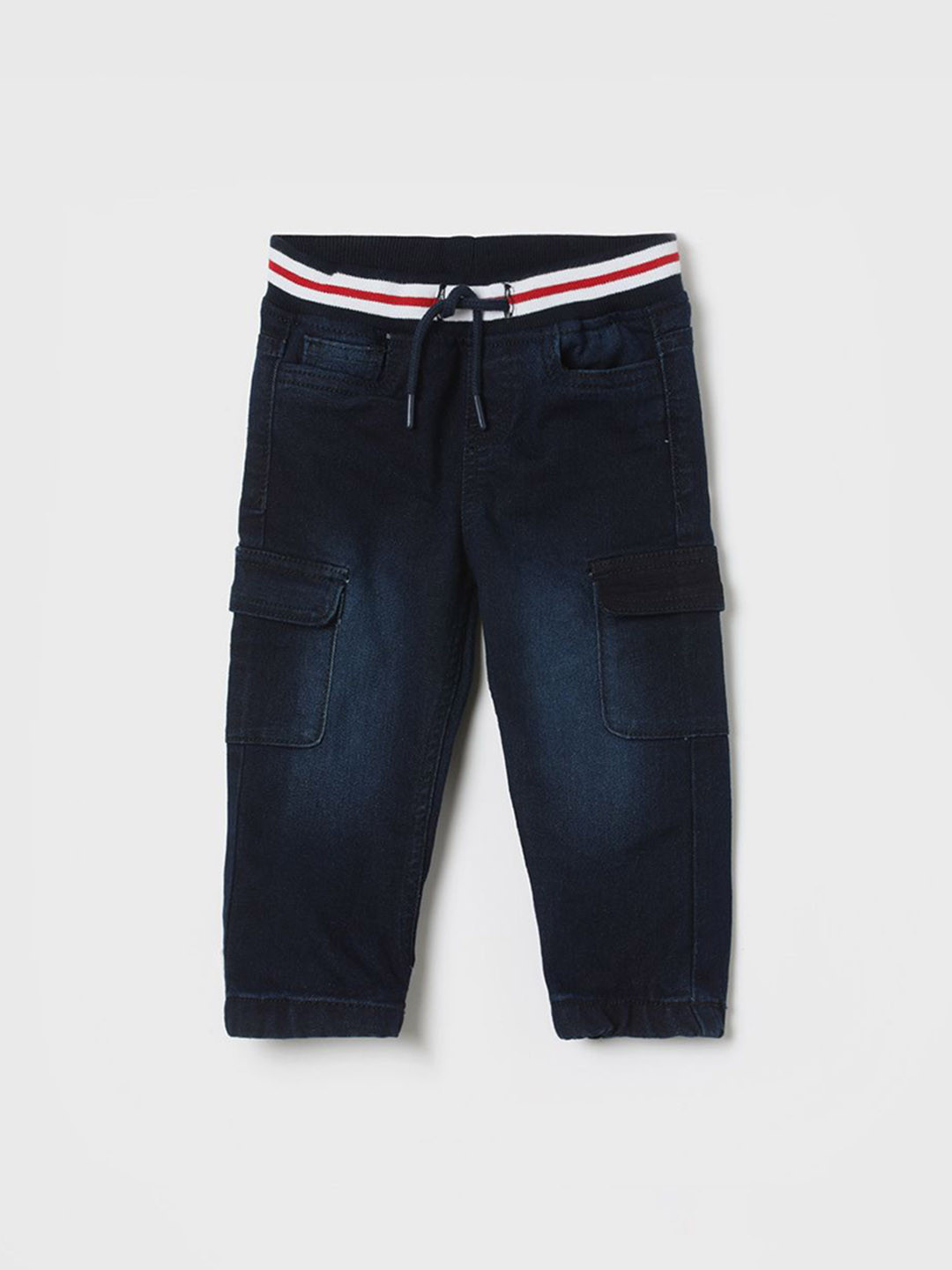 Juniors by Lifestyle Boys Light Fade Cargo Jeans