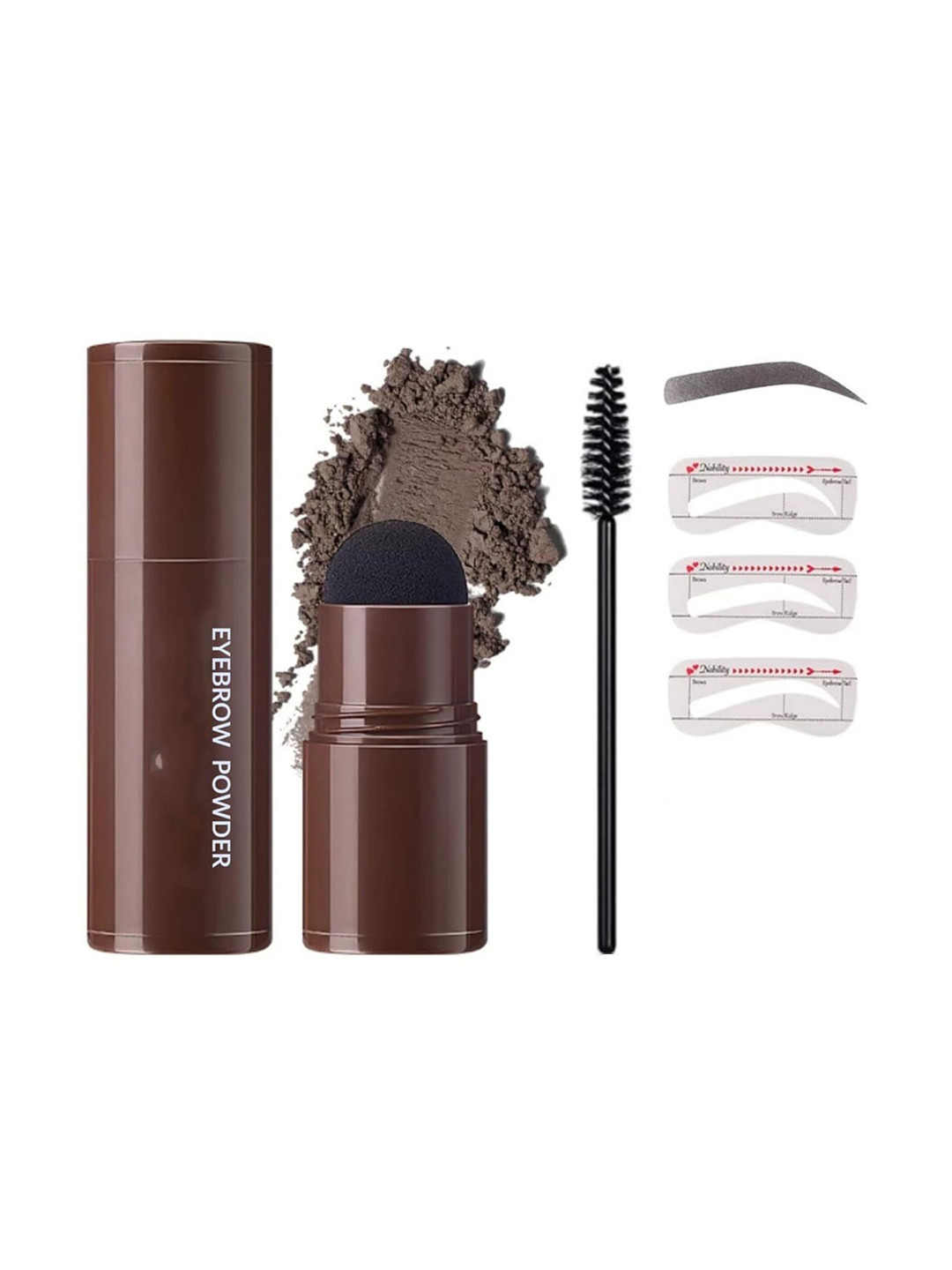 zemglam Hairline Powder,Hair Shading Sponge Pen & Hairline Shadow Powder Stick-24 g