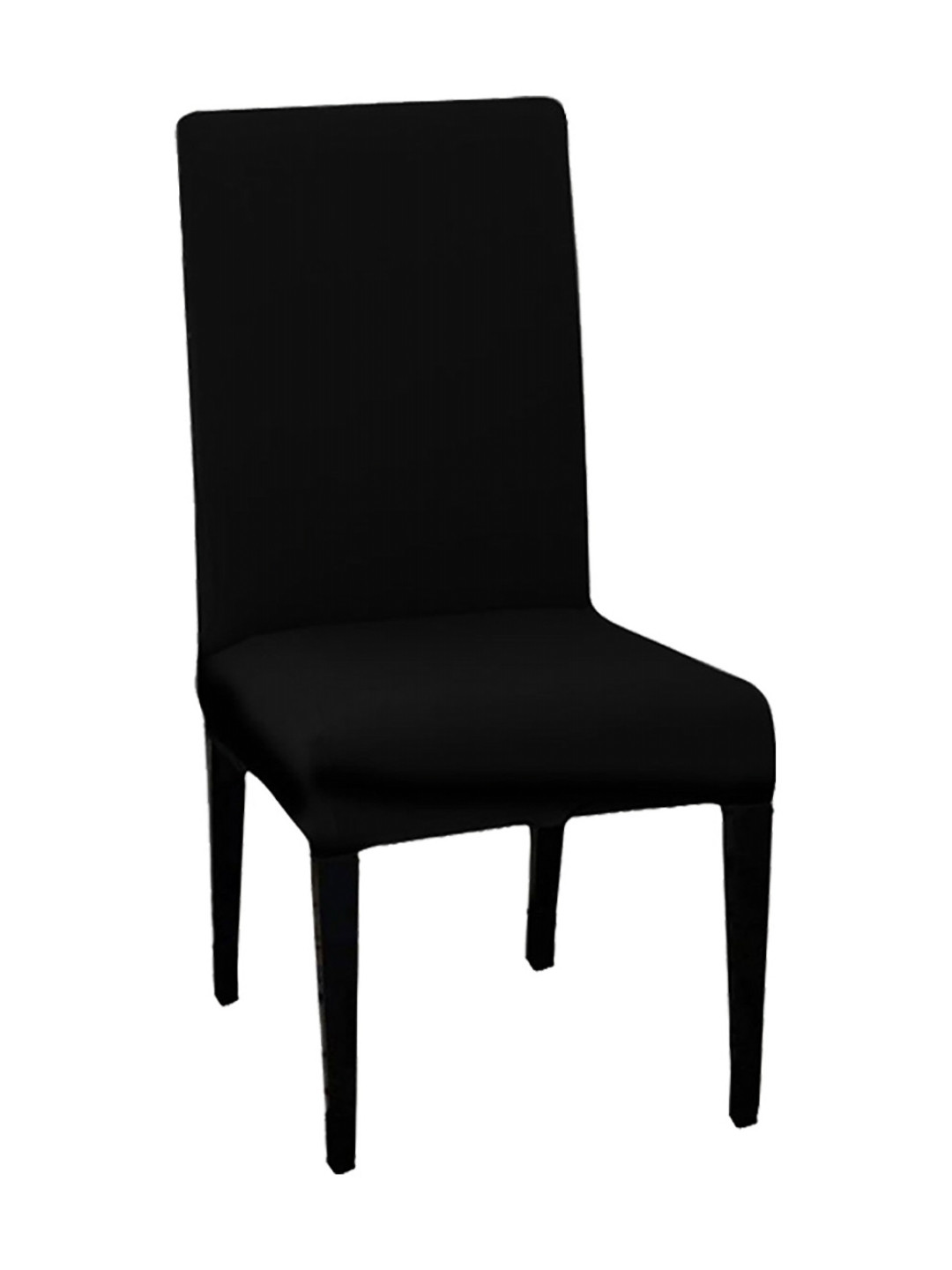 Lazi 200 GSM Black Stretchable Chair Cover