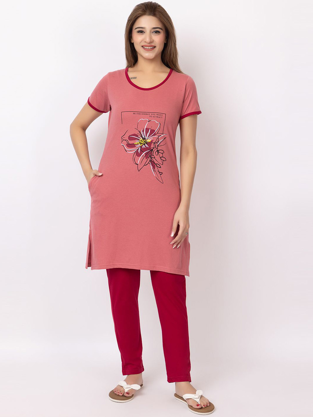 GEE 5 Women Printed Night suit