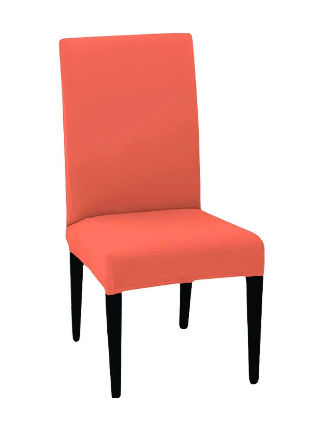 Lazi 200 GSM Peach Stretchable Chair Cover