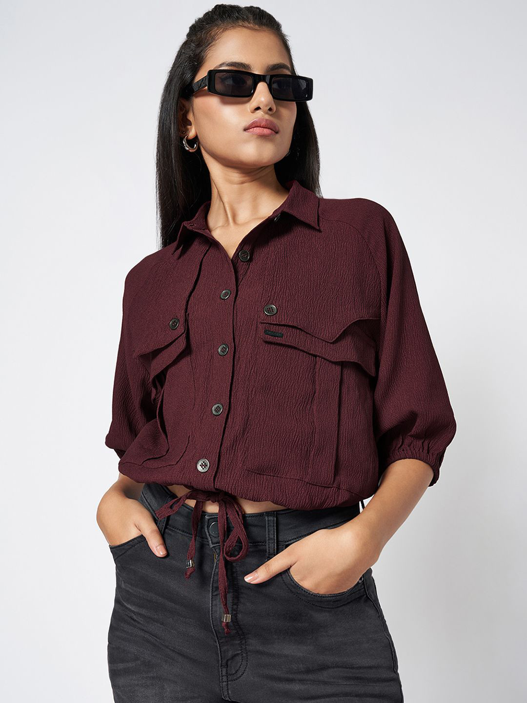 SF JEANS by Pantaloons Shirt Style Top