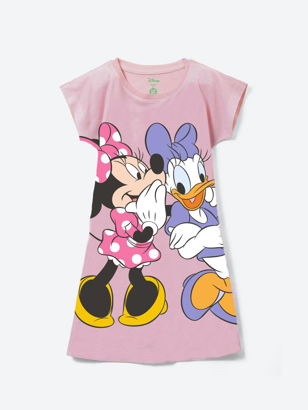YK Disney Girls Printed A-Line Dress