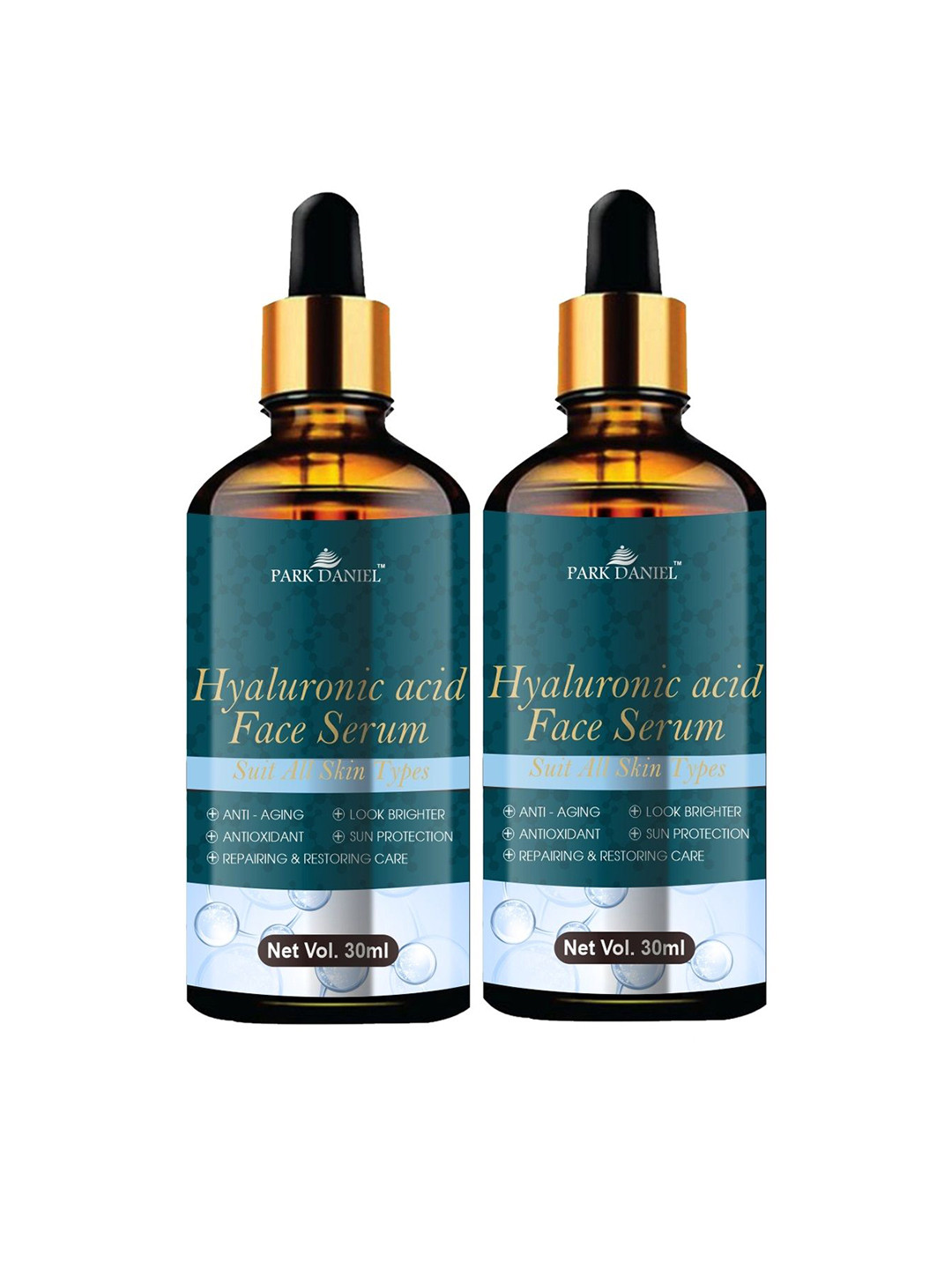 Park Daniel Set Of 2 Hyaluronic Acid Face Serum - 30ml Each