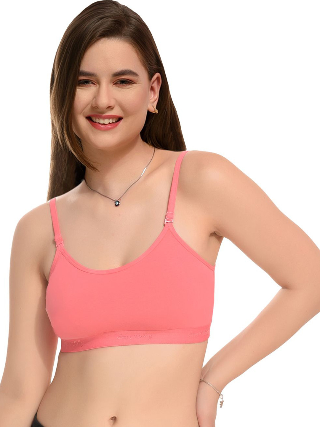 don't Shy Bra Solid Non Padded Non-Wired Full Coverage