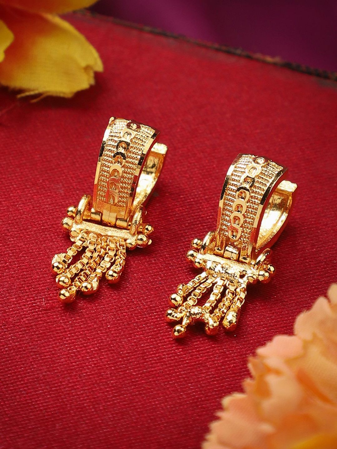 Anouk Gold Plated Lightweight Hoop Earrings