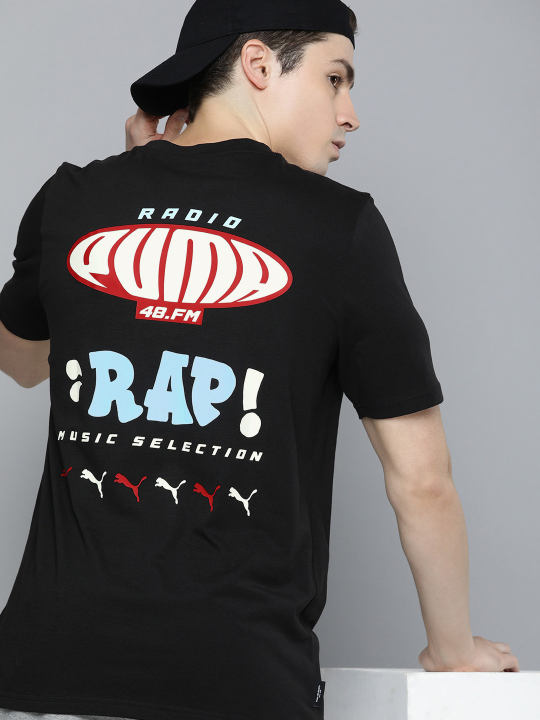 Puma FM Graphic Printed Pure Cotton T-shirt