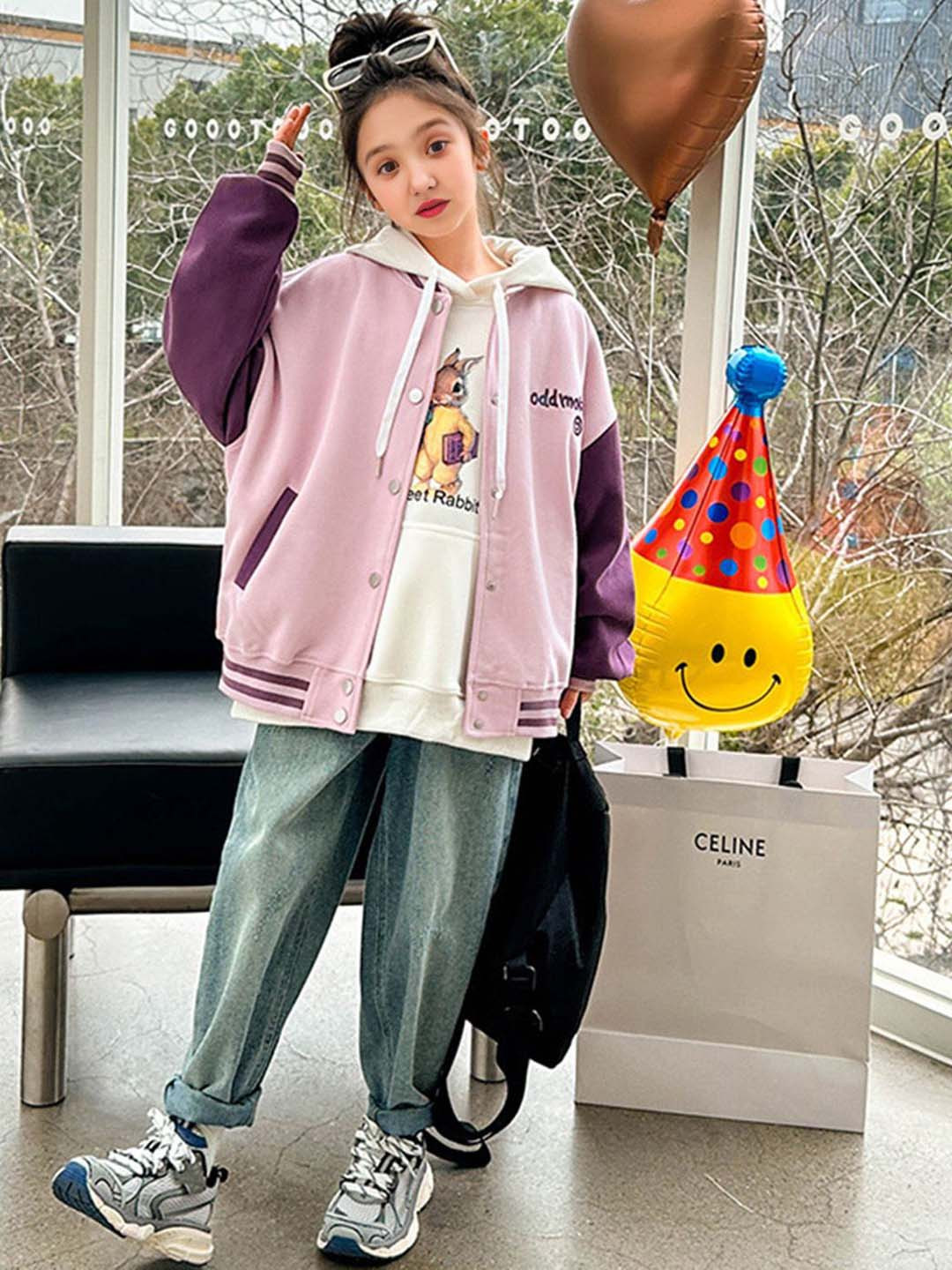 INCLUD Girls Patchwork Jacket