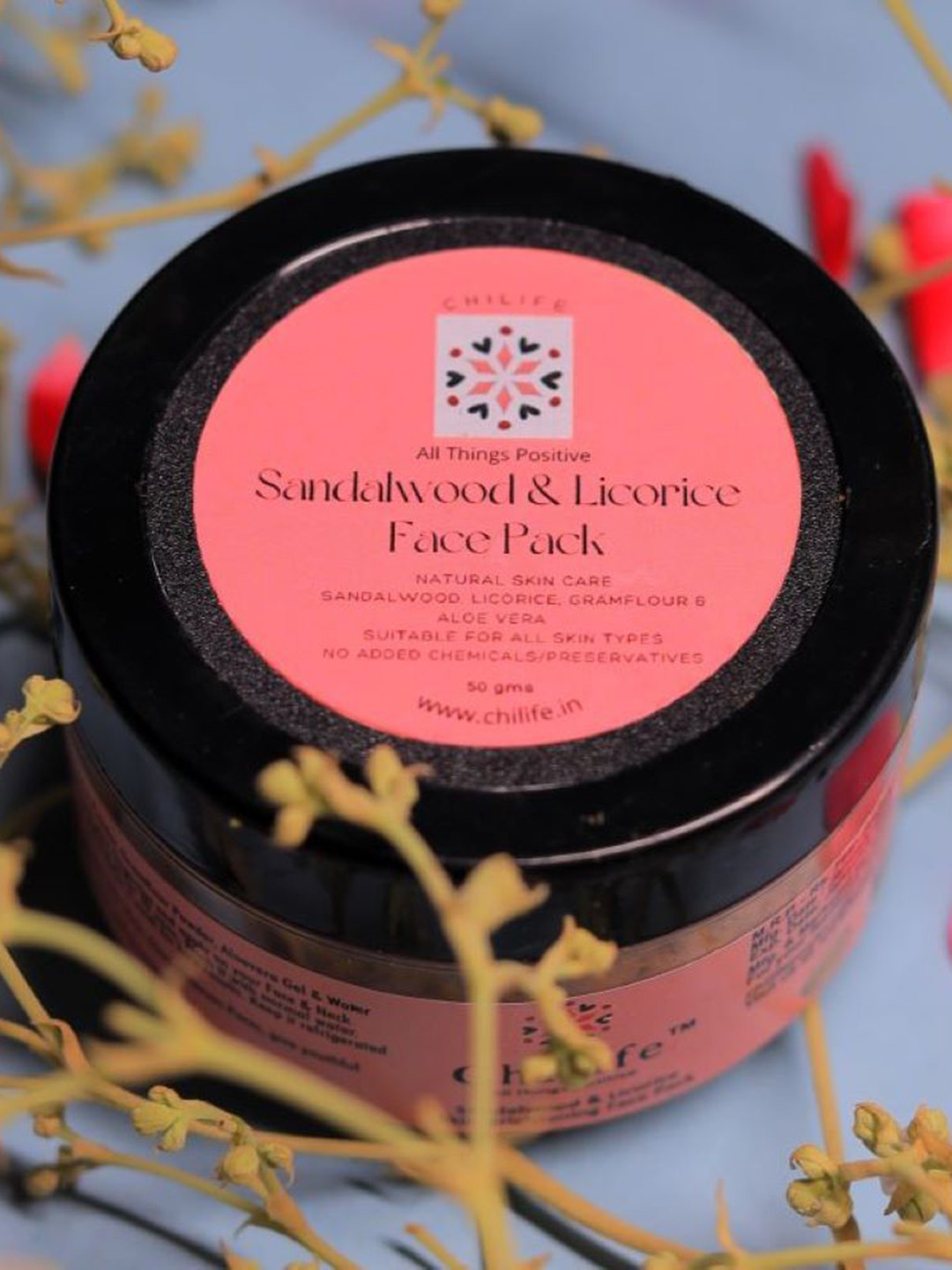 Chilife Sandalwood & Licorice Skin Brightening Face Mask-50g