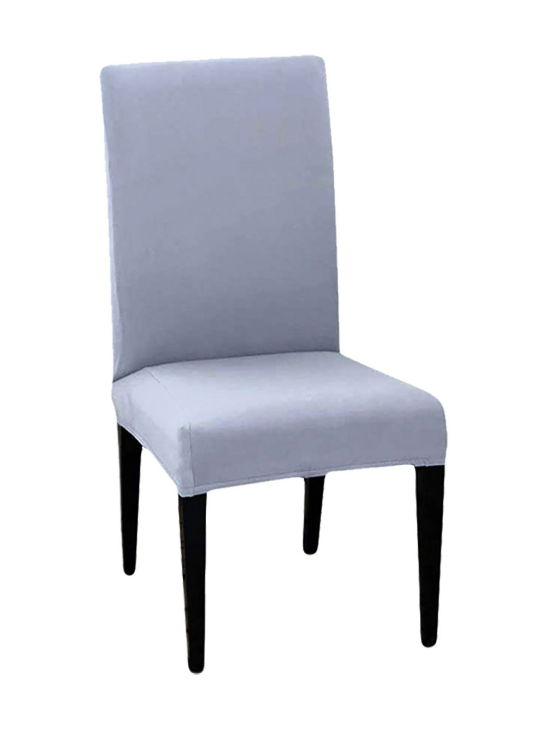 Lazi 200 GSM Grey Stretchable Dining Chair Covers