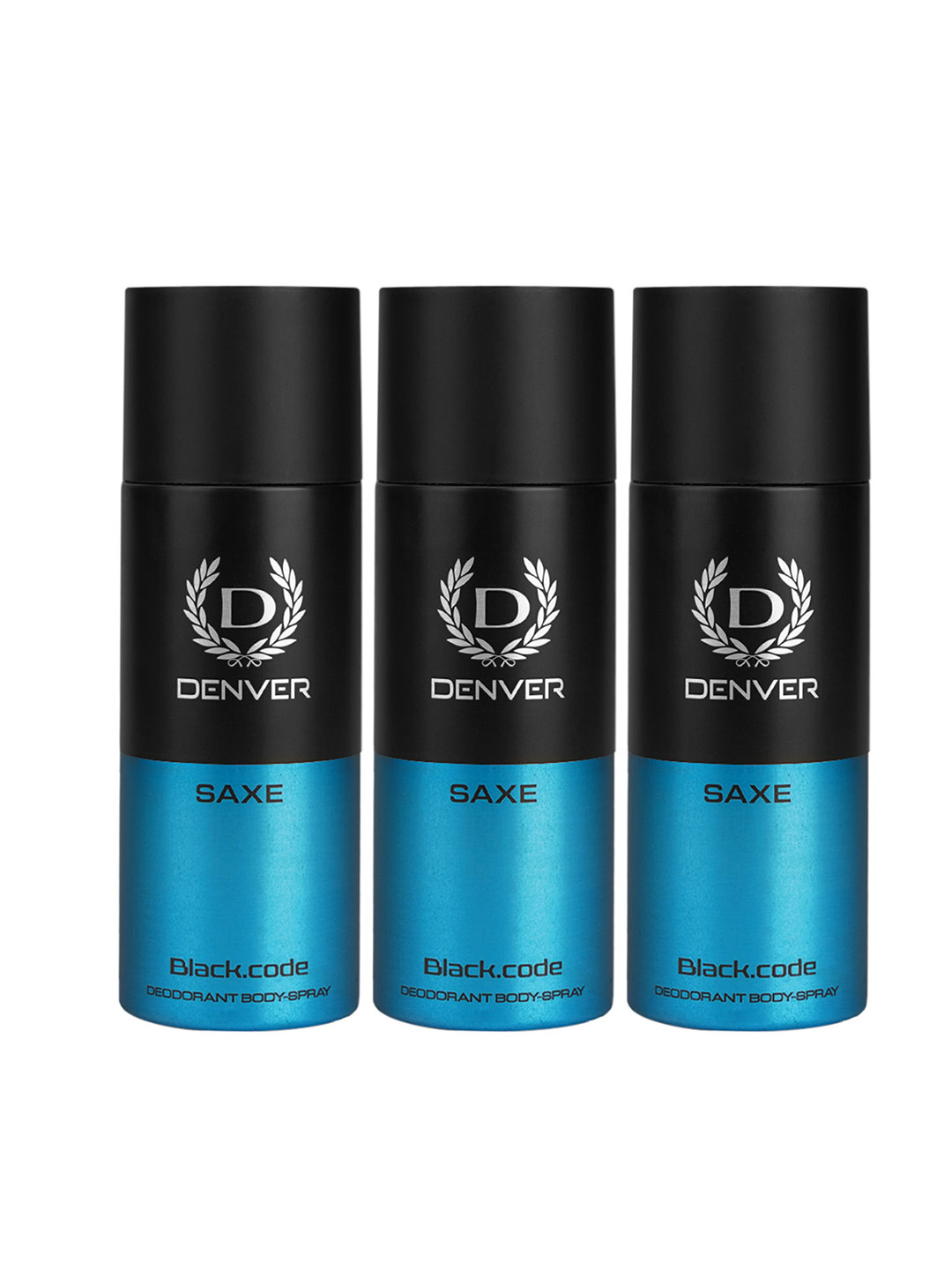 Denver Men Set of 3 Saxe Black.code Deodorant Spray - 96g (150ml) each