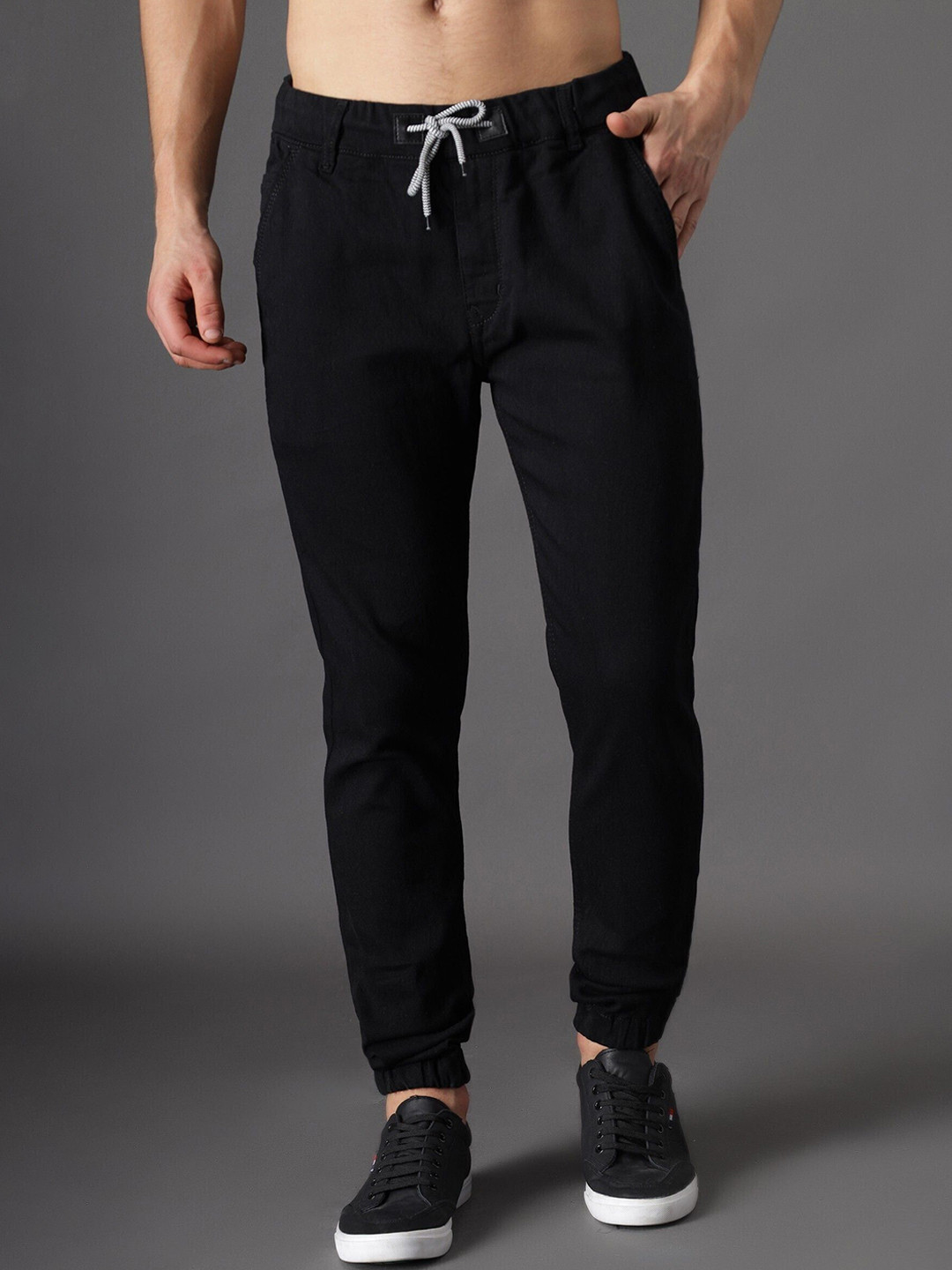 ZAYSH Men Mid-Rise Jogger Stretchable Jeans
