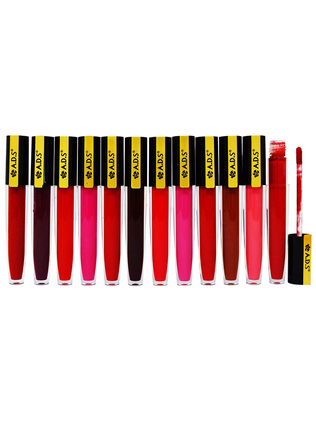 A.D.S Set Of 12 My Bold Look Liquid Matte Lipstick- 4.5ml Each-A01811
