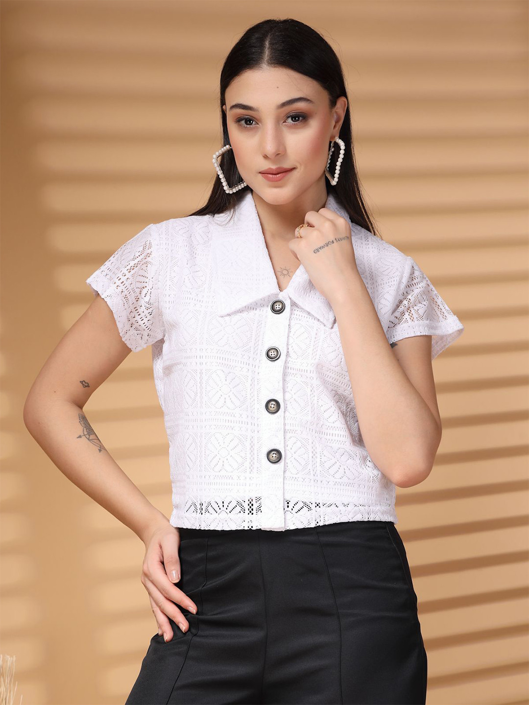 plusS Cotton Crop Top