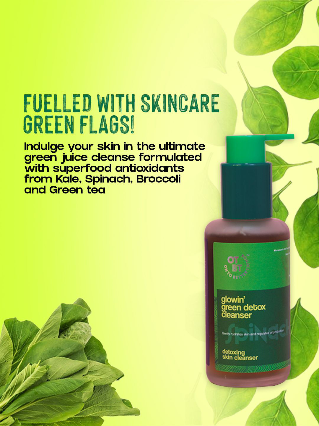 OTBT Glowing Green Detox Cleanser - 100 ml