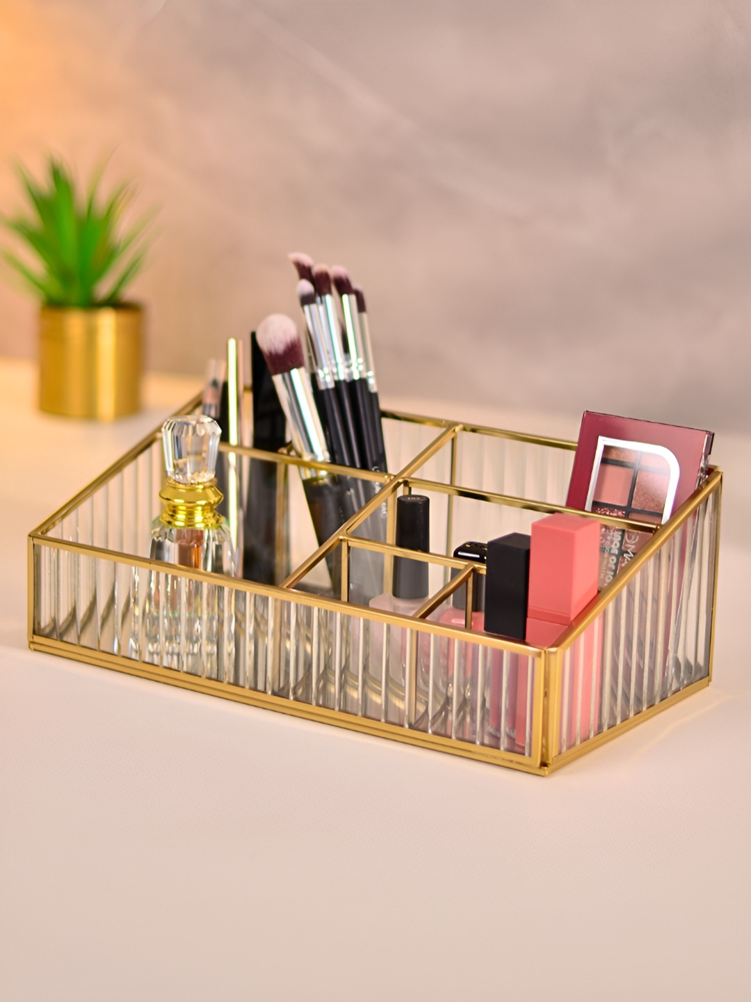 Cinch Home Gold Toned Reusable Desk Organiser