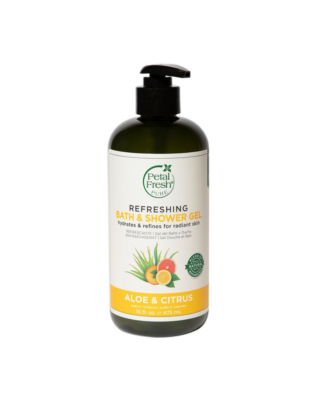 Petal Fresh Pure Refreshing Bath & Shower Gel With Aloe & Citrus - 475ml