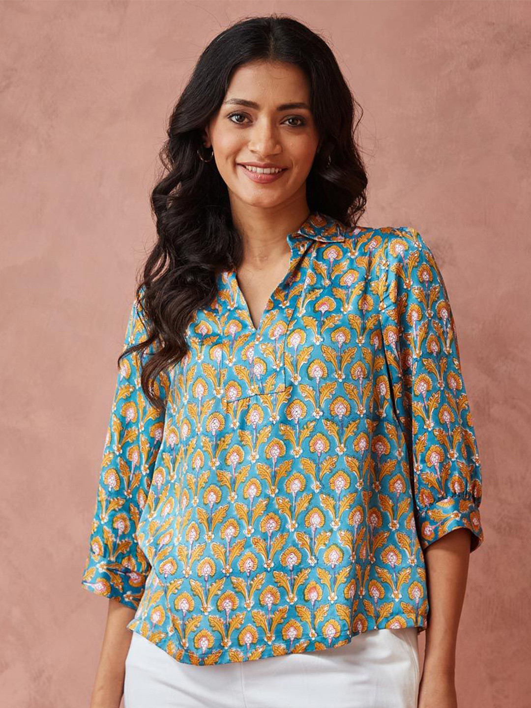 Fabindia Print Top