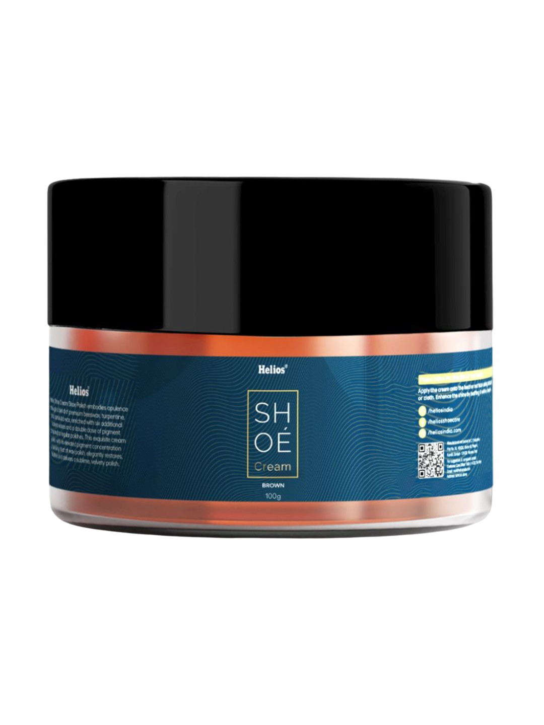 Helios Premium Leather Shoe Cream - 100g