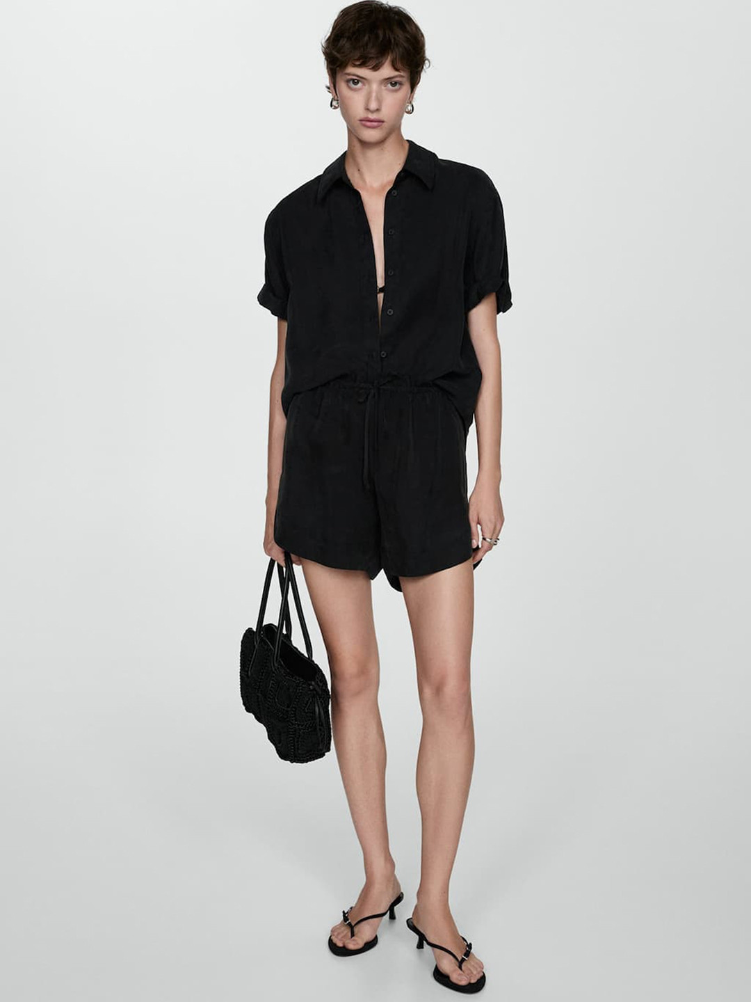 MANGO Short-Sleeved Regular Fit Shirt