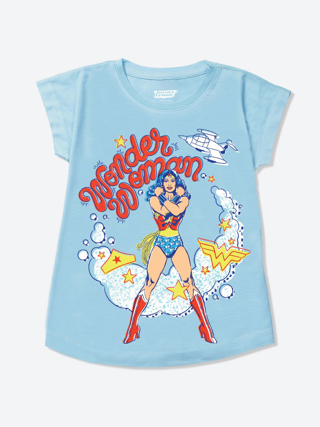 YK Justice League Print Top