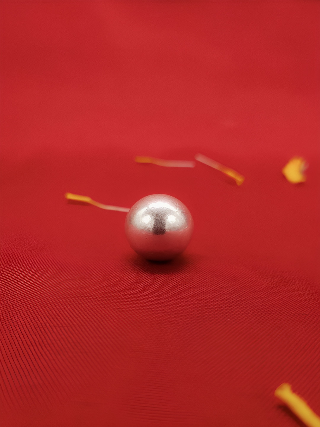 DOKCHAN Silver-Toned Metal Full Round Balls