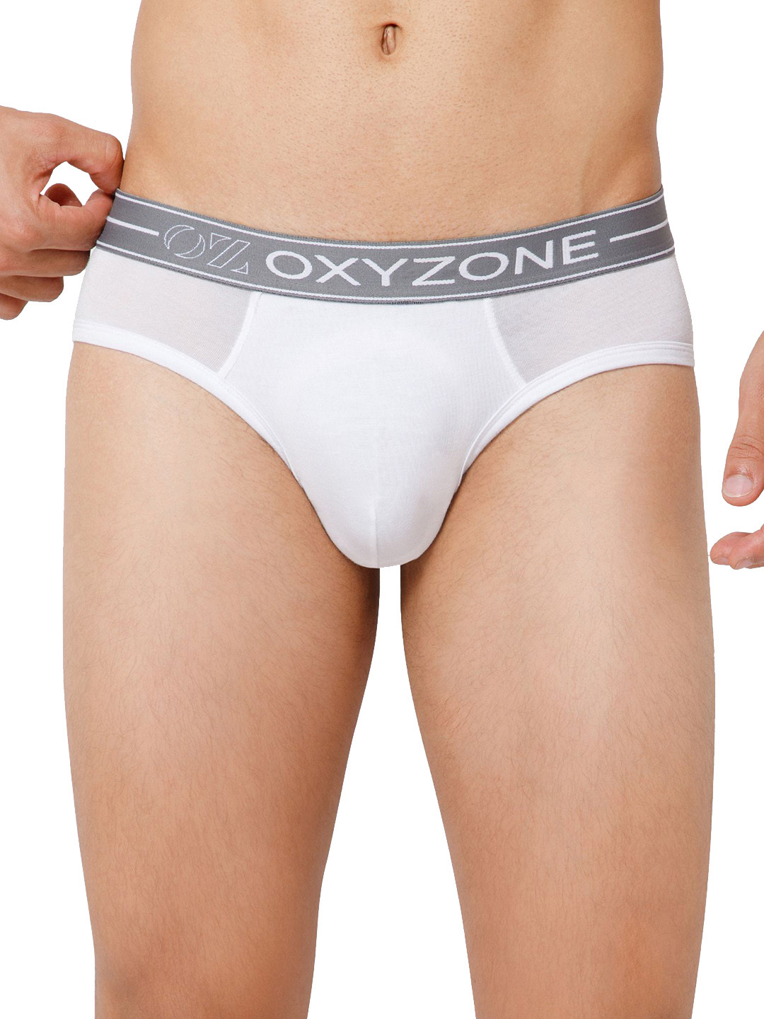 OXYZONE Men Anti-Bacterial Basic BriefsALENA _WHITE
