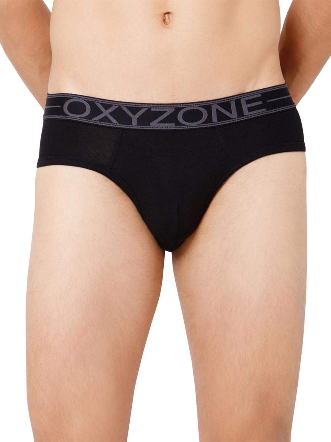 OXYZONE Anti-Bacterial Basic BriefsABI _BLACK