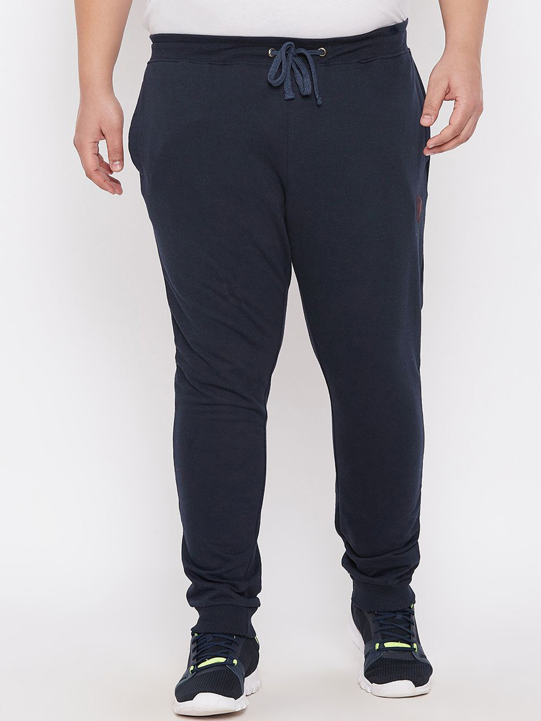 ARDEUR Men Mid-Rise Plus Size Joggers