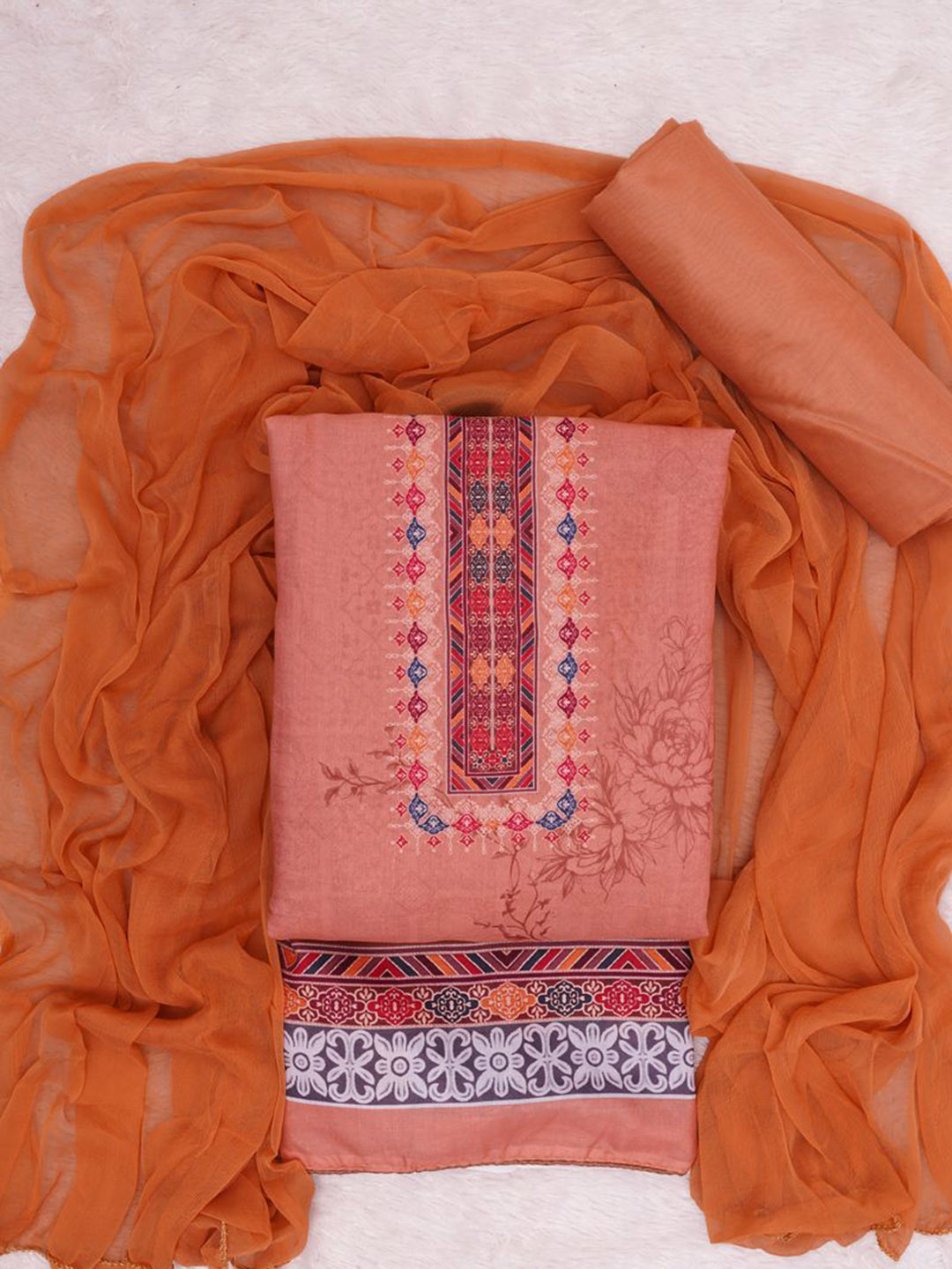 ASISA Printed Unstitched Dress Material