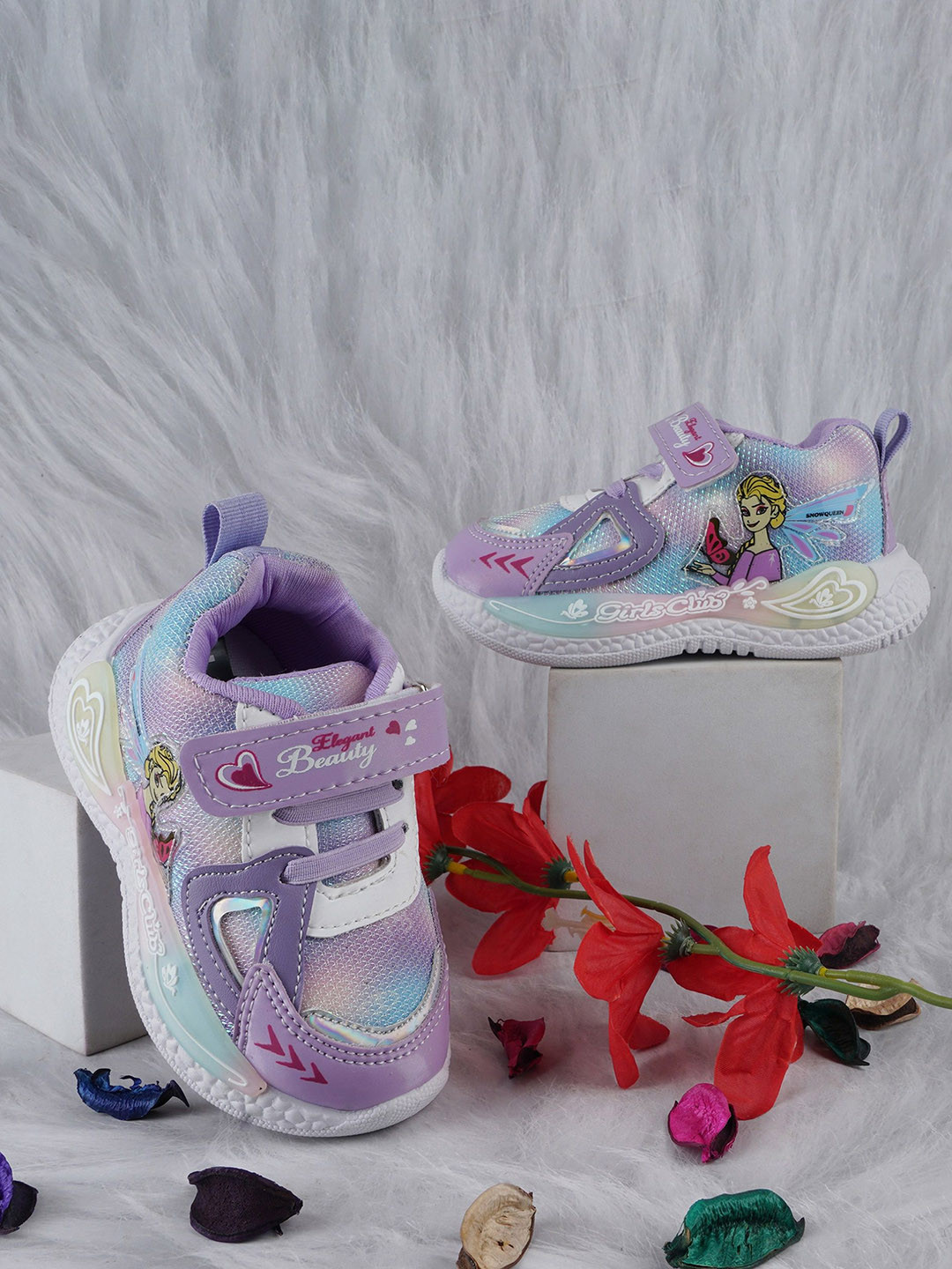 BAESD Girls Barbie Woven Design Sneakers