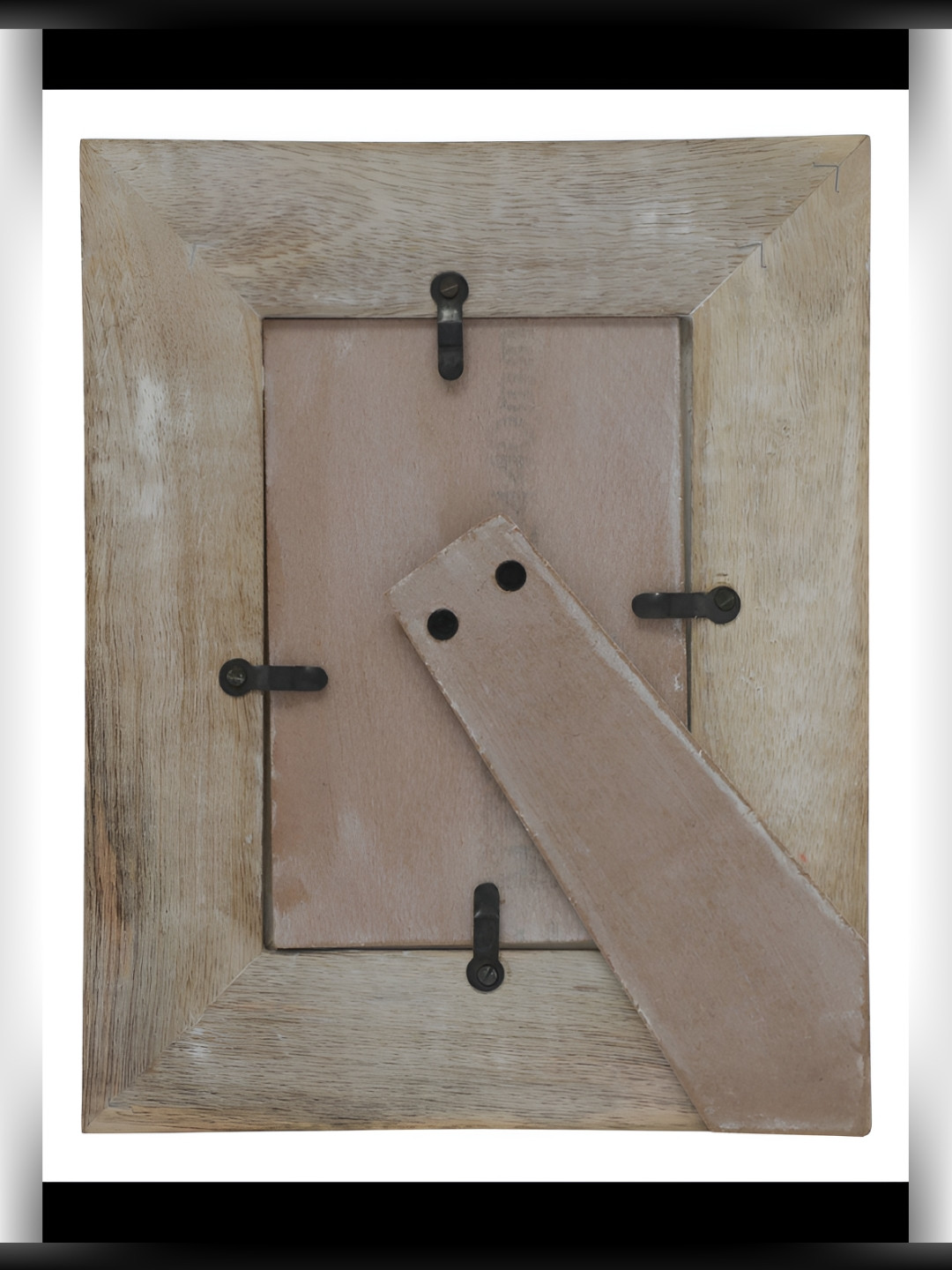 House of Sajja White Wood Table Photo Frames