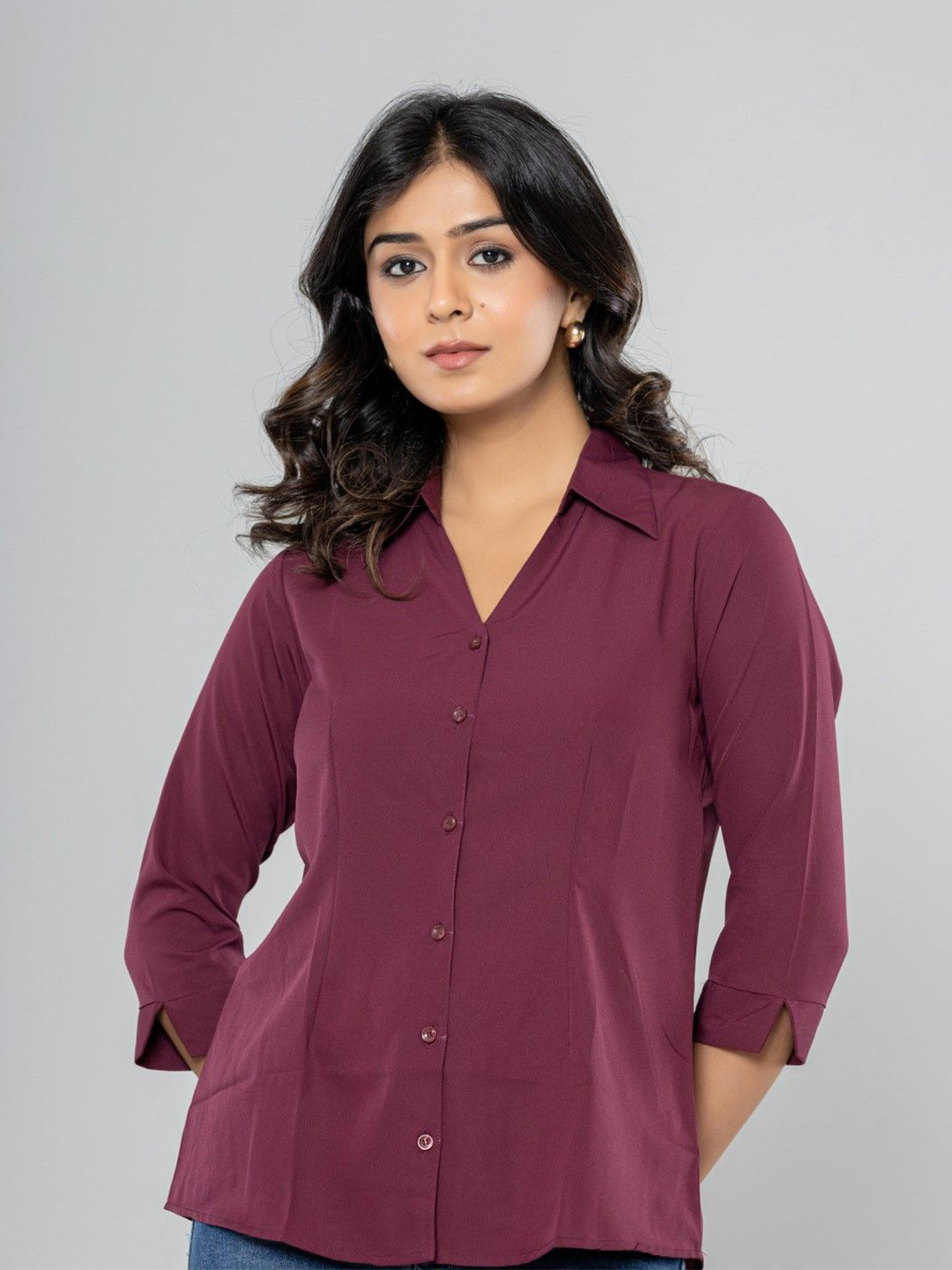 Aanys Culture Women Classic Opaque Formal Shirt