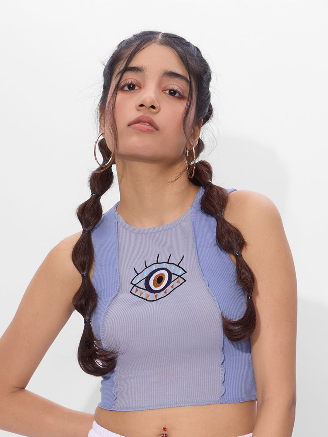 The Souled Store Print Tank Crop Top