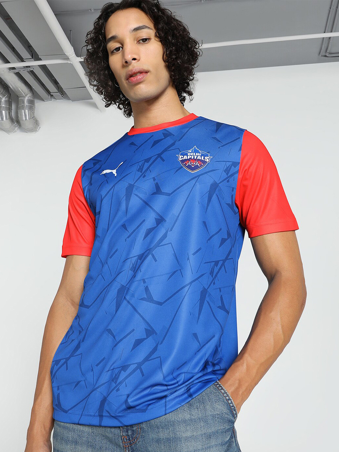 Puma x DC Men Poly Graphic Cricket Tee