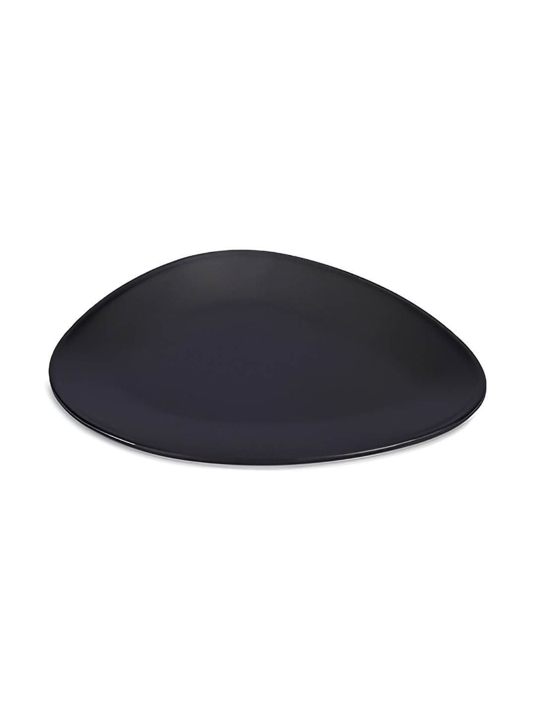 e kysa Black Triangular Shaped Dishwasher Safe Food Platter