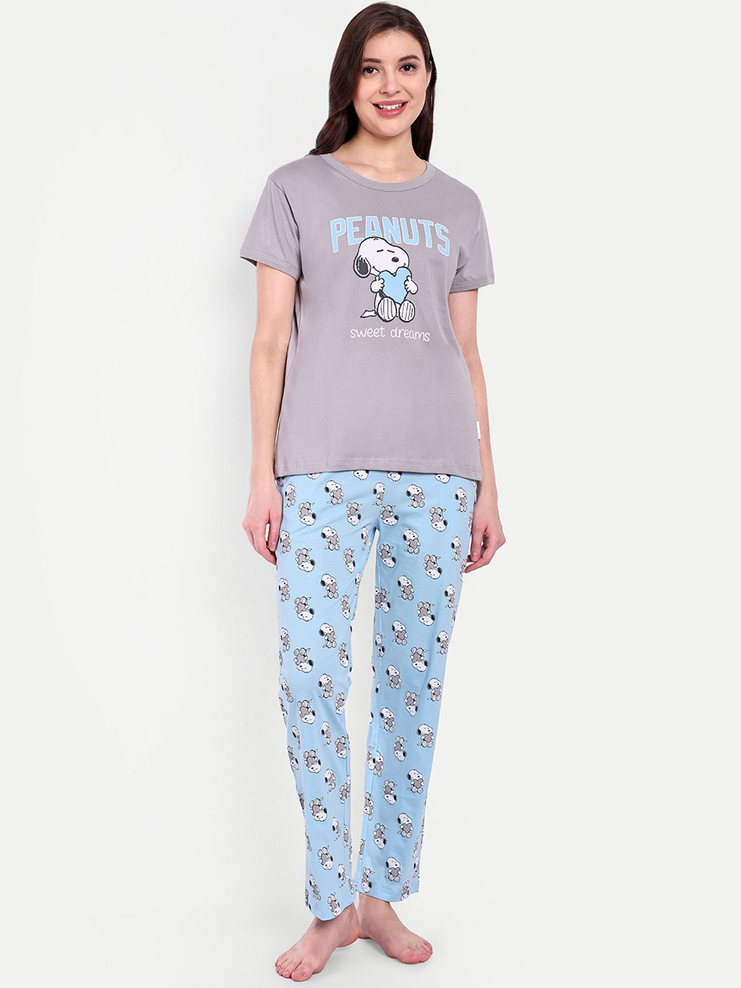 Bedtime story Women Printed Cartoon Characters Night suit