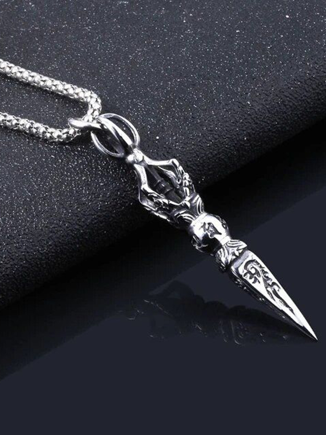 Saizen Men Protective Buddhist Stainless Steel Never Fade Pendant