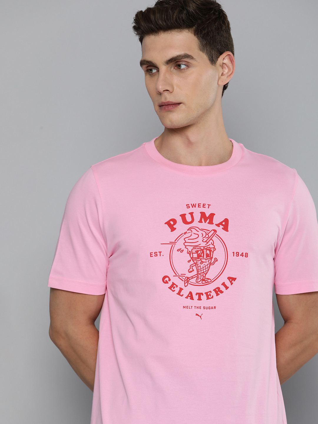 Puma GRAPHICS GELATERIA Printed Pure Cotton T-shirt
