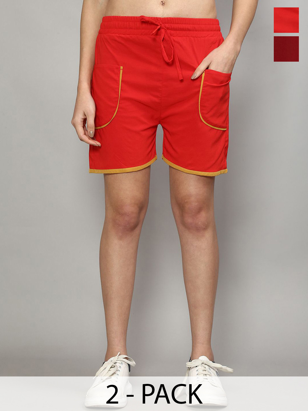 Jinfo Women Loose Fit Yoga Sports Shorts