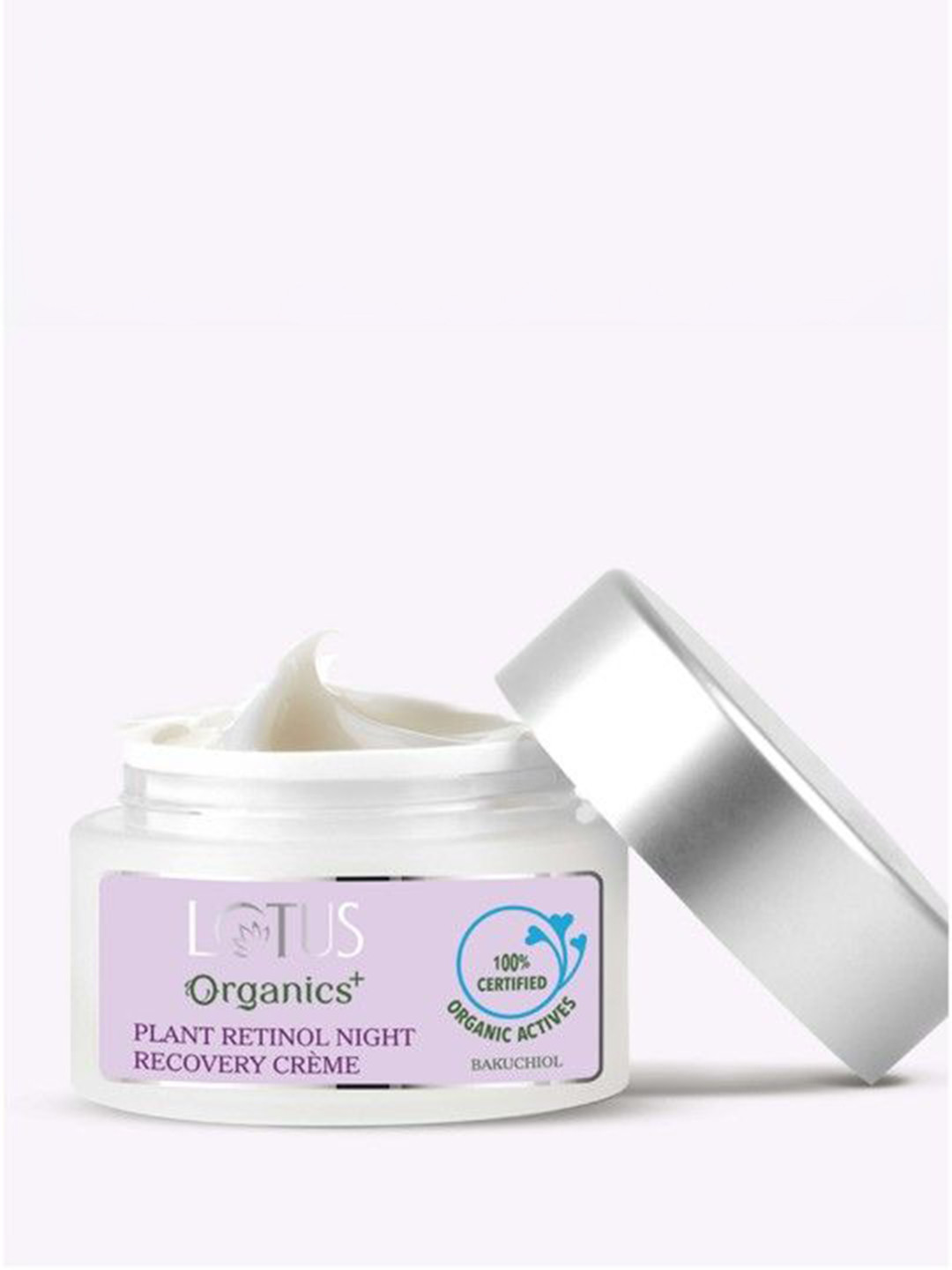 Lotus Organics+ Plant Retinol Recovery Night Cream with Bakuchiol - 30g