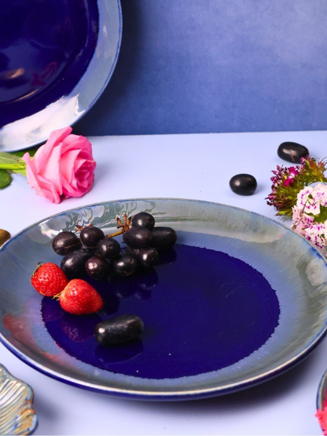 WEAVING HOMES Ceramic Dinner Plates