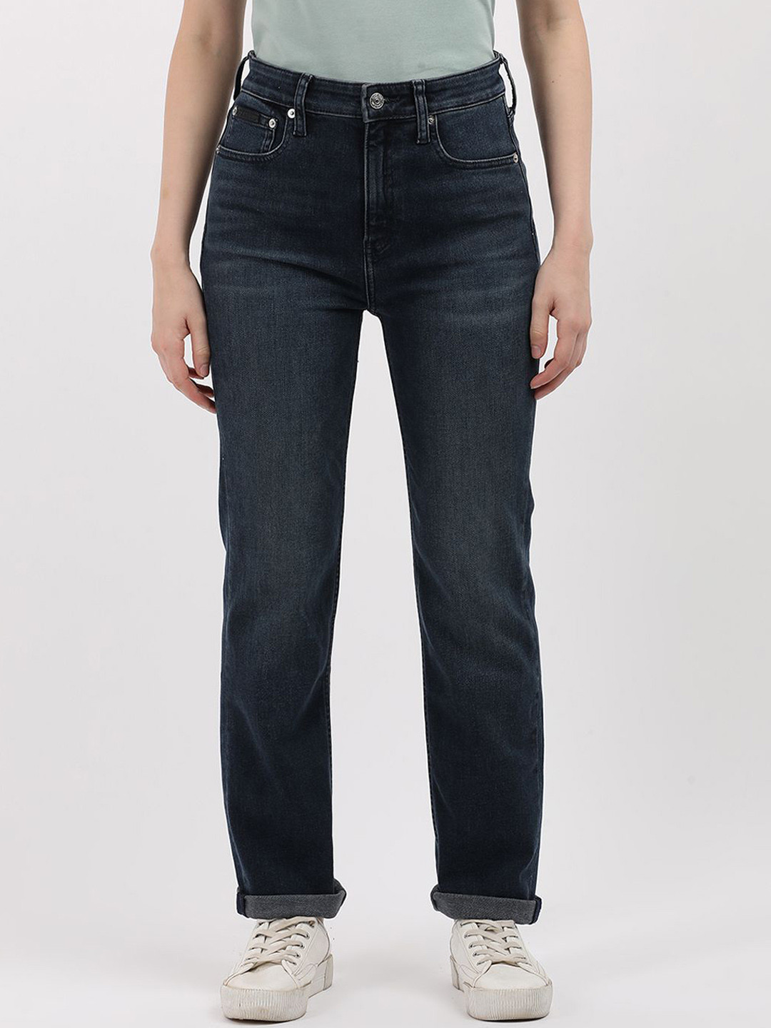 Calvin Klein Jeans Women Urban Slim Slim Fit Mid-Rise Jeans