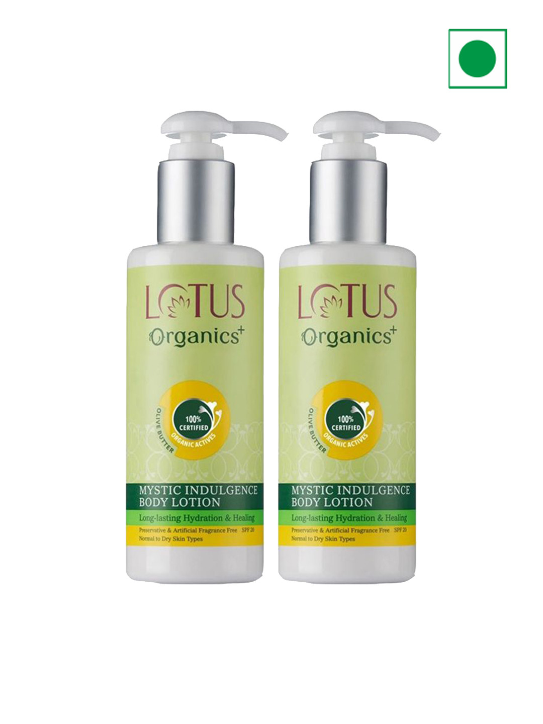 Lotus Organics+ Set Of 2 Mystic Indulgence Body Lotion -200ml Each