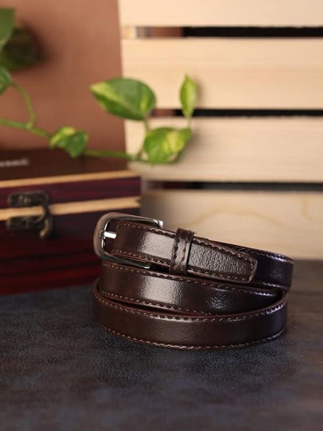 SAZARA Women Leather Formal Belt